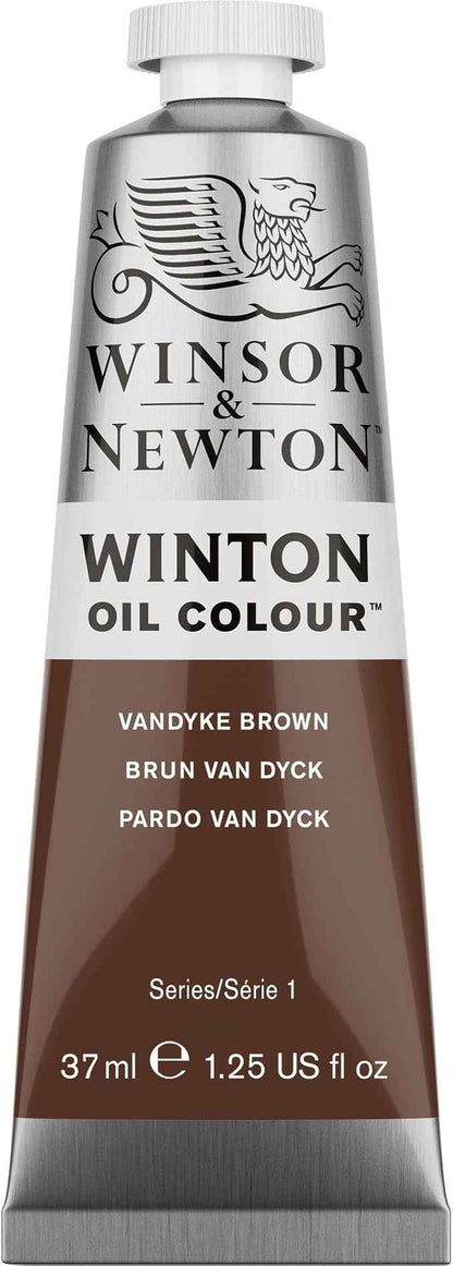 Winsor & Newton Winton Oil Color, 37ml (1.25-oz) Tube, Vandyke Brown