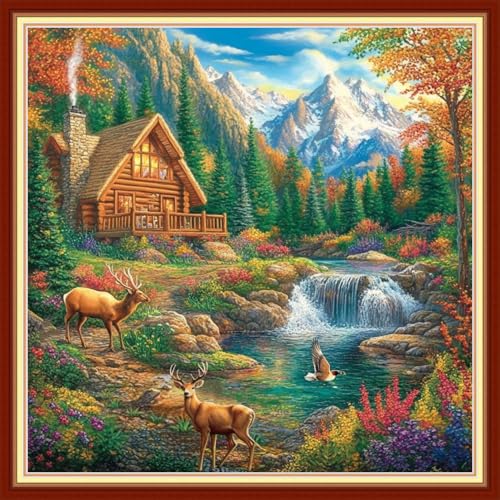 Cross Stitch Kits for Beginners Stamped Cross