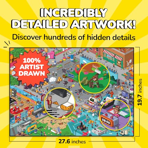 Jigsaw Puzzles 1000 Pieces with Storytelling Comics (1000 Count)
