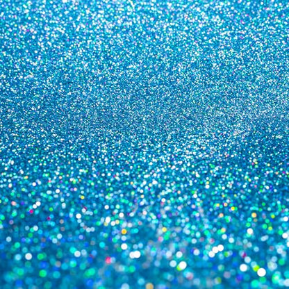 Craft Glitter Ocean Blue Holographic 100g Microfine Glitter