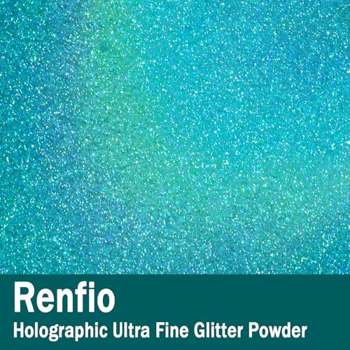 Holographic Ultra Fine Blue Glitter Powder Metallic Resin Glitter