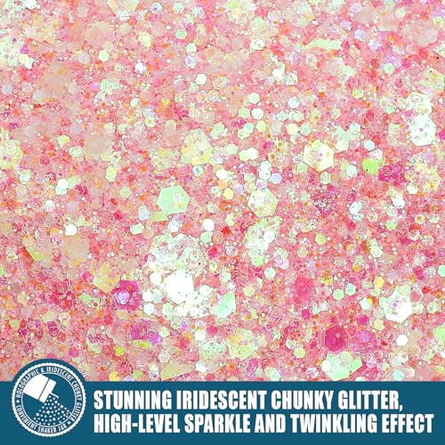 Iridescent Chunky Glitter 5.64oz (5.64 Ounce)
