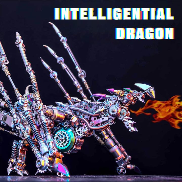 Western Dragon 3D Metal Puzzles for Adults (1300 Count)