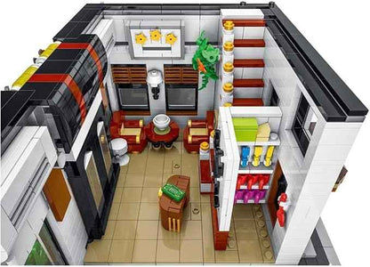 General Jim's Modular City Building Set – Lobster Seafood Restaurant Edition - MOC City Alternative Brick Set
