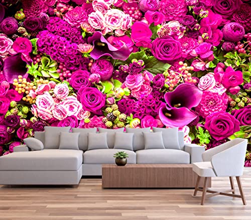Rose Wall Mural Floral Photo Wallpaper