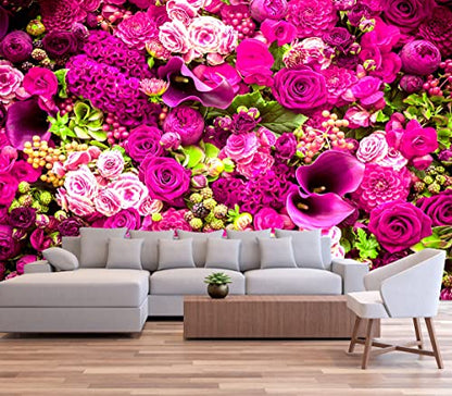 Rose Wall Mural Floral Photo Wallpaper