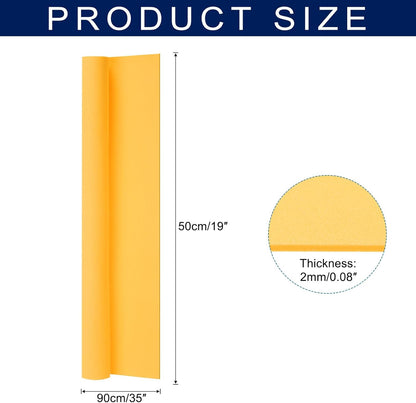 MECCANIXITY Foam Sheets Crafts 35x19 Inch 2mm EVA Craft Foam Paper Foam Sheets for Crafts Projects DIY Cosplay Modeling, Gold