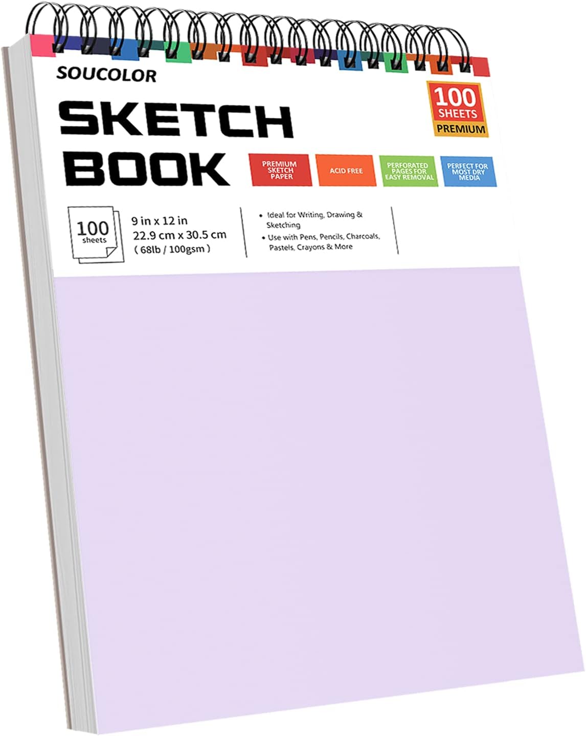 Soucolor 9"x12" Sketch Book 2-Pack: Halloween & Christmas Art Supplies for Kids Ages 5-15, Teens & Adults, Creative Gift Set for Birthdays, School Projects, and All-Season Crafting - Crafty Corner