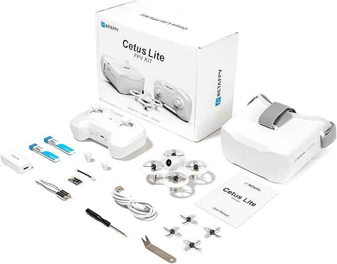 BETAFPV Cetus Lite FPV Drone Kit for Kids, with Altitude Hold Self Protection Function 2 Speed Modes Support Simulator Ready to Fly Kit for FPV Beginners to Start Flying Indoor Outdoor- Frsky D8