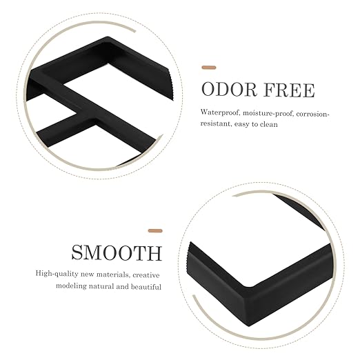 Paving Mold Reusable Paving Mould Stone Path Maker Cement Brick Mold Concrete Forms Paver Mold Stepping Stones Kit Garden Flooring Floor Tile Mould Template Plastic Outdoor