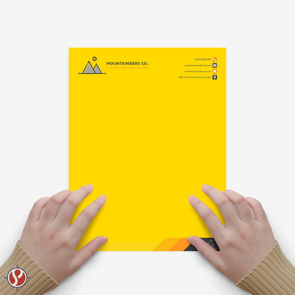 8.5 x 11" Sun Yellow Color Paper Smooth, for School, Office & Home Supplies, Holiday Crafting, Arts & Crafts | Acid & Lignin Free | Regular 20lb Paper - 100 Sheets