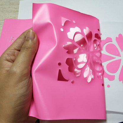 guangyintong Pink Heat Transfer Vinyl HTV Rolls, 12" x 8ft Pink Iron on Vinyl for T-Shirts Glossy Surface Pink HTV Vinyl for All Cutter Machines Easy to Cut & Weed for Heat Vinyl Design