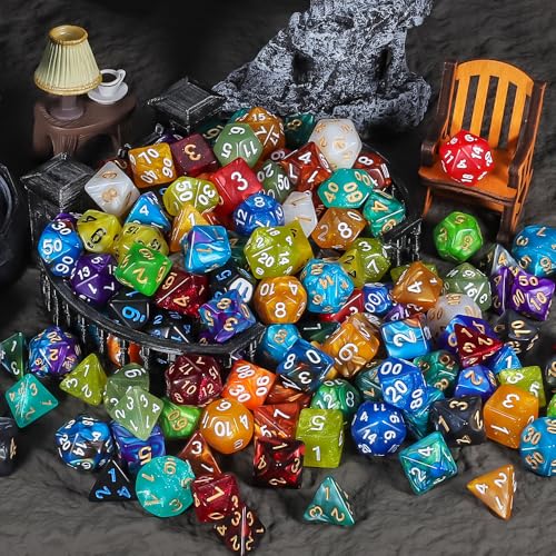 25 Sets Polyhedral Dice (175 Count)