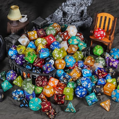 25 Sets Polyhedral Dice (175 Count)