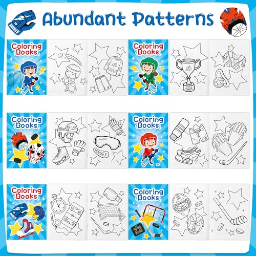Ice Hockey Coloring Book (24 Count)