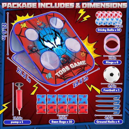 Spider Bean Bag Toss Game (23 Count)