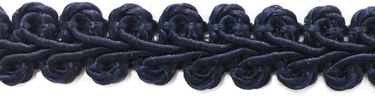 BEL AVENIR Braid Trim 1/2 inch 13.6 Yards French Gimp Basic Sewing Polyester DIY Crafts Costume Home Decorative (Blue) - Crafty Corner