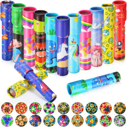 15 Pcs Classic Kaleidoscopes Kids Birthday Party Favor Old Fashioned Vintage Educational Toys Stocking Stuffers Goodie Bag Fillers for Classroom School Return Gifts Carnival Prizes (15 Count)