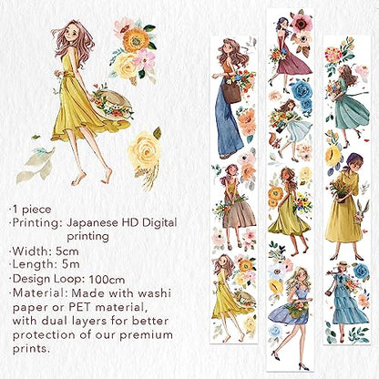 Carefree Wide Washi Tape