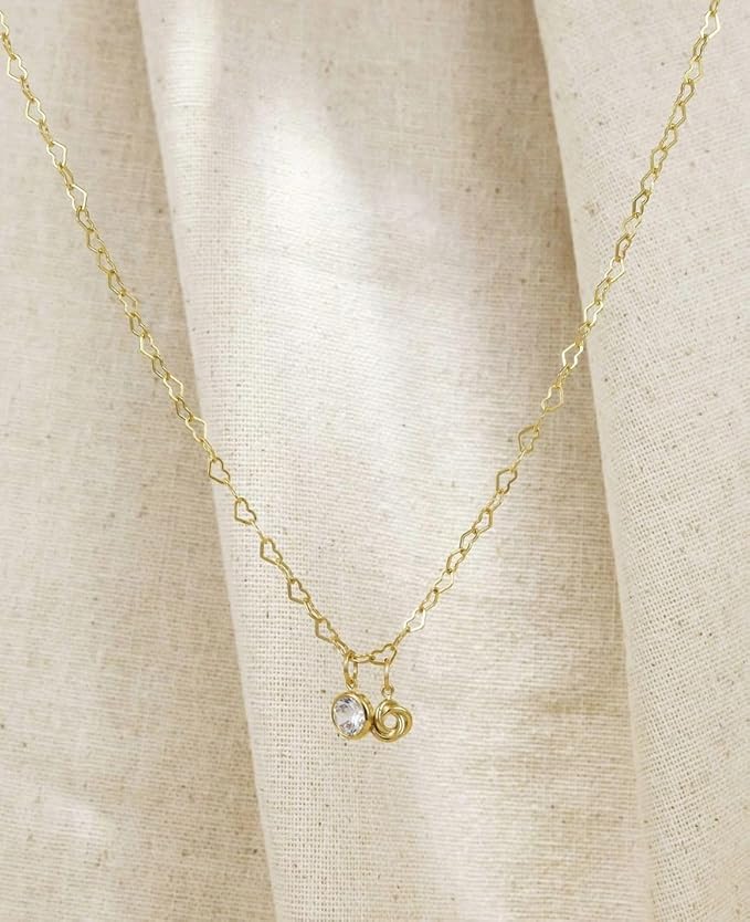 Adabele 5 Feet Real 1/20 14K Gold Filled Unfinished Heart Shaped Link Chain 2.8x4.0mm Non Tarnish for DIY Craft Jewelry Making KG-T1
