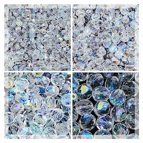 275 pcs Set of Czech Faceted Glass Beads