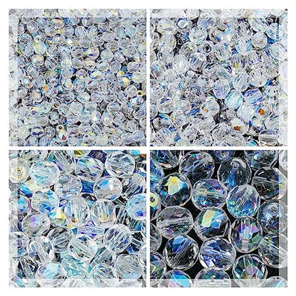 275 pcs Set of Czech Faceted Glass Beads