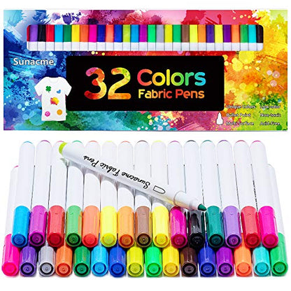 Fabric Markers Pen (32 Count)