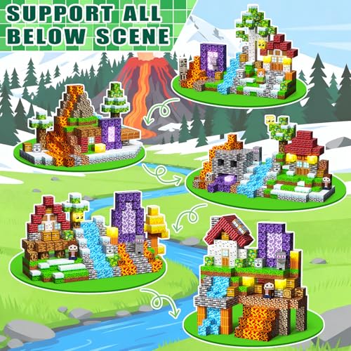 208PCS Magnetic Blocks (208 Count)