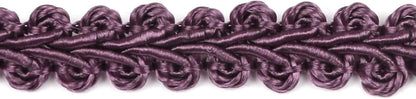 BEL AVENIR Braid Trim 1/2 inch 13.6 Yards French Gimp Basic Sewing Polyester DIY Crafts Costume Home Decorative (Dark Purple) - Crafty Corner