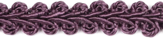 BEL AVENIR Braid Trim 1/2 inch 13.6 Yards French Gimp Basic Sewing Polyester DIY Crafts Costume Home Decorative (Dark Purple) - Crafty Corner