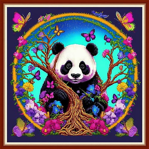 Stamped Cross Stitch Kits Full Range of Embroidery Patterns Starter Kits for Beginners Adult DIY Cross Stitches Needlepoint Kits 11CT