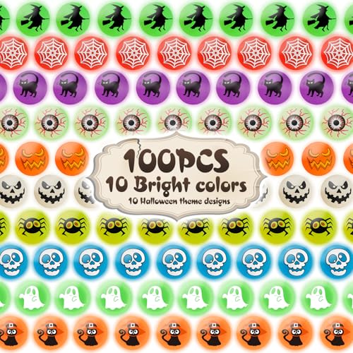 100 Pcs Glow in The Dark Bouncing Balls (8 Ounce)