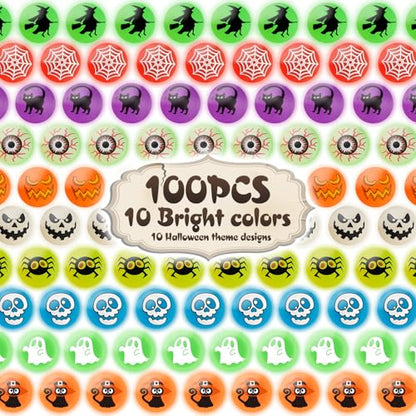 100 Pcs Glow in The Dark Bouncing Balls (8 Ounce)