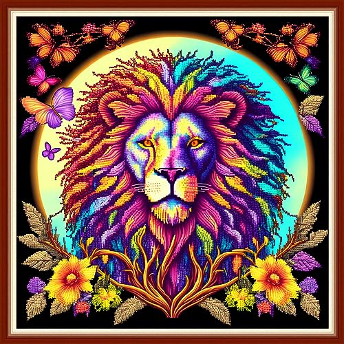 Stamped Cross Stitch Kits Full Range of Embroidery Patterns Starter Kits for Beginners Adult DIY Cross Stitches Needlepoint Kits 11CT