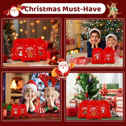 Small Christmas Gift Bags with Drawstring (6.7726 Ounce)
