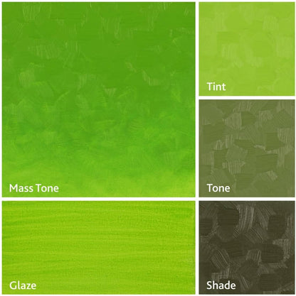 Tusc & Pine Artist Oil Paint - Cinnabar Green Light, 40 ml, Non-Yellowing, Rich & Creamy Consistency, Maximum Pigment Load, Small Batch Milled Oil Paints Made in the USA for Professional Artists