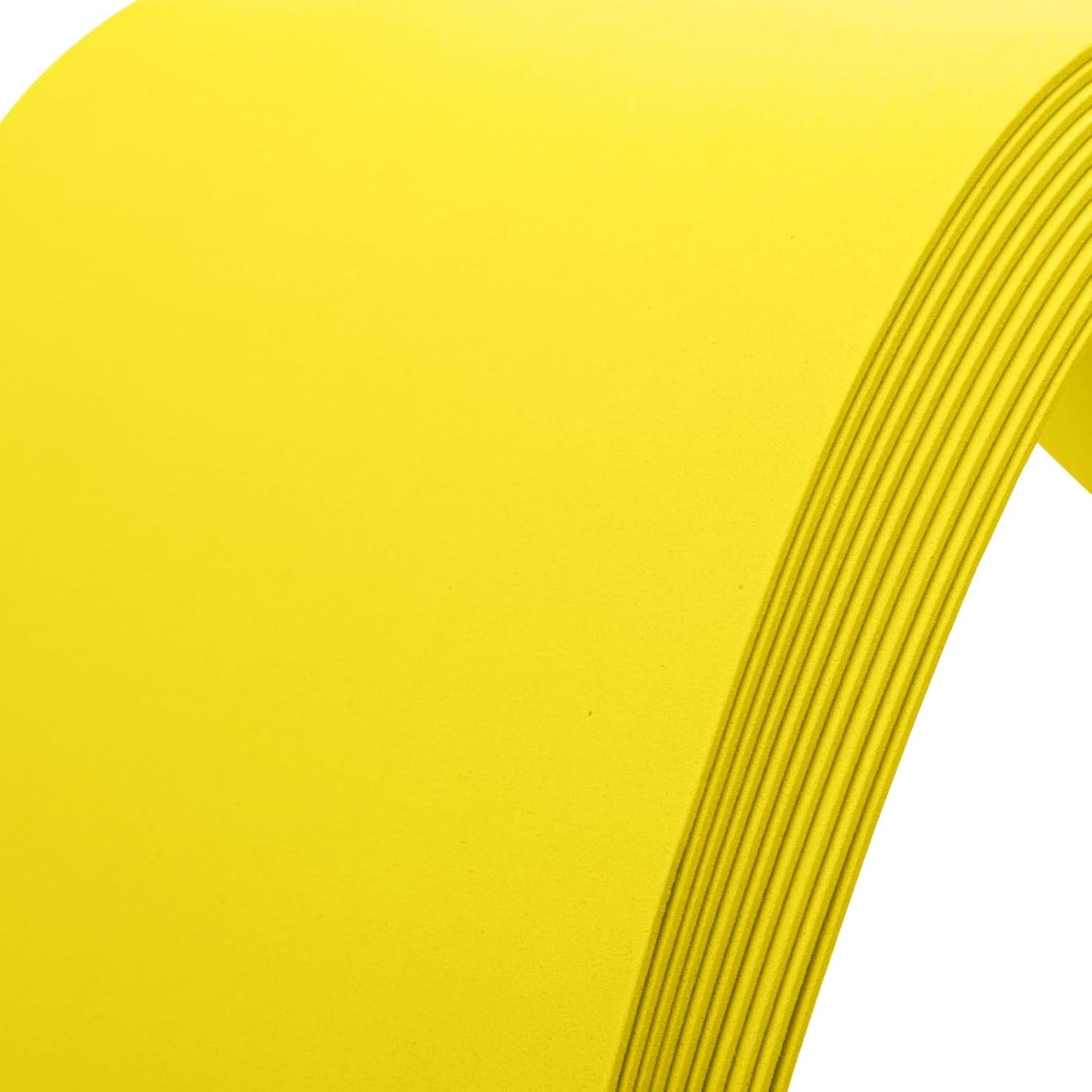 10 Pack Foam Sheets Craft 8 x 12 inch, Eva Color Foam Paper for Art Crafts Projects, Classrooms Scrapbook Gift DIY Cutters Card Party Decoration (Yellow) - Crafty Corner