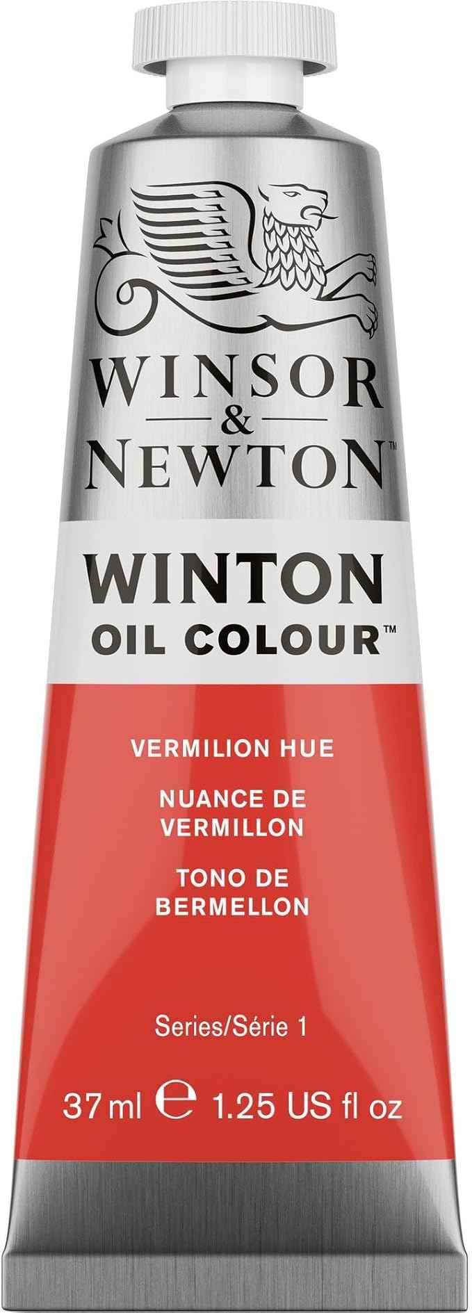 Winsor & Newton Winton Oil Color, 37ml (1.25-oz) Tube, Vermilion Hue