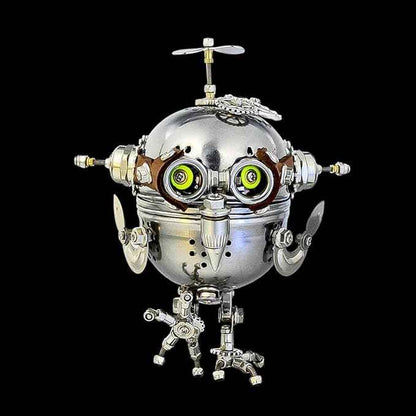 3D Metal Puzzle for Adults Mechanical Owl Egg 3D Model Kit, Steampunk Puzzle DIY Assembly, Fun and Creative for Birthday, Home Decoration, and Collectors (110+ PCS)