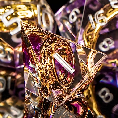 Magic Lord Rings DND Dice Set with Box