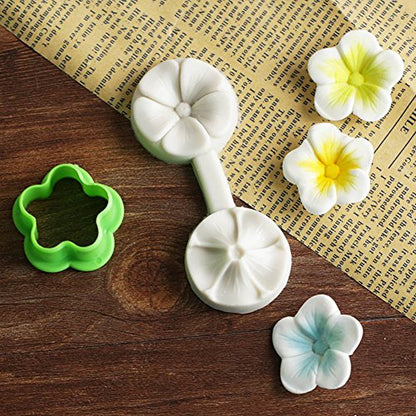 Cherry Blossom Silicone Fondant Cake Mold Flower Cake Design Moulds Chocolate Icing Candy Decorating Mould