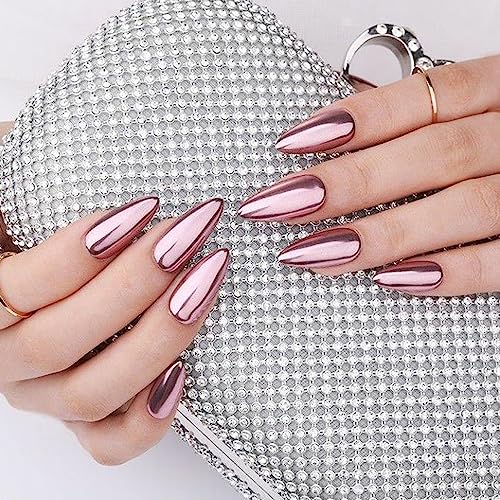 6 Colors Chrome Nail Powder Palette