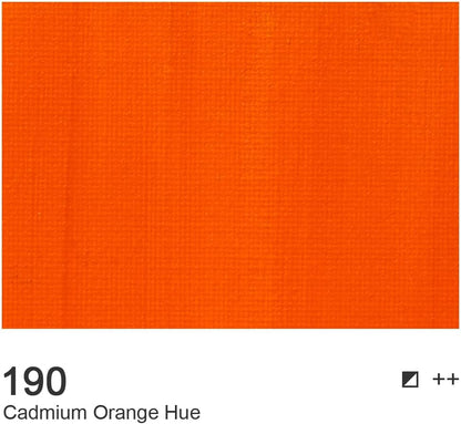 AUREUO Cadmium Orange Hue Acrylic Paint, 4 Fl Oz / 120ml Single Tube, Rich Pigment Art Craft Paints for Canvas, Rocks, Wood, Ceramic, Fabric - Art Supplies for Beginners, Professionals, Artists