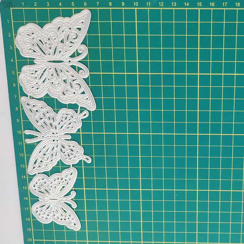 Metal Cutting Dies DIY Embossing Stencil Template Scrapbooking Card Making Mold Photo Album Arts Crafts Tools (3 Count)