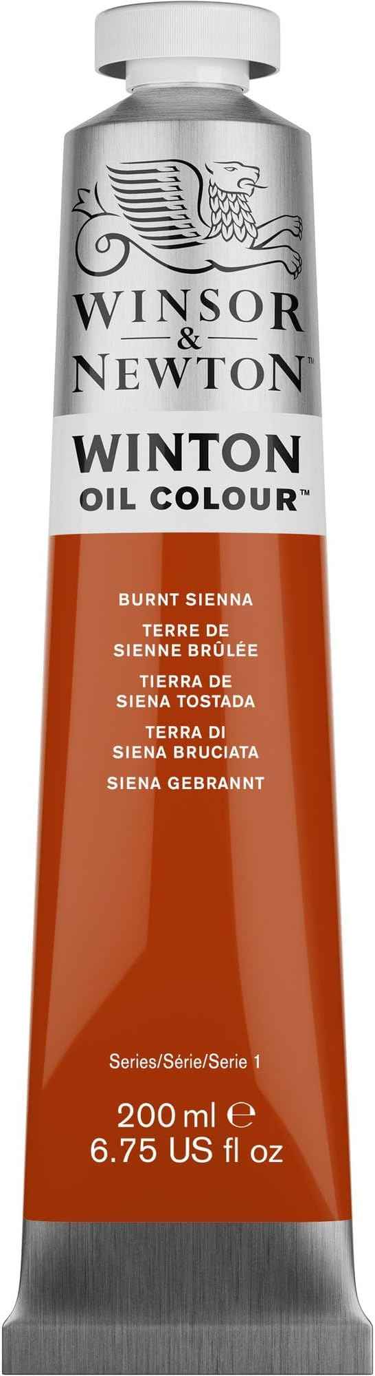 Winsor & Newton Winton Oil Color, 200ml (6.75-oz) Tube, Burnt Sienna