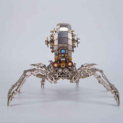 3D Metal Puzzle Mechanical Spider Model Kits, 203 Pieces 3D Stainless Steel Puzzle Jigsaw DIY Assembly Steampunk Metal Model Kits