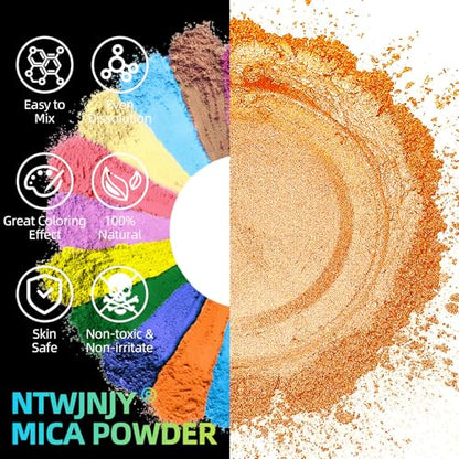 Orange Mica Powder for Epoxy Resin