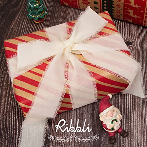Ivory Chiffon Ribbon 1 (90 Foot)