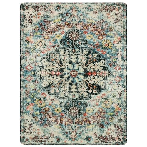 Reine Area Rugs 9x12 Living Room Boho Washable Rugs
