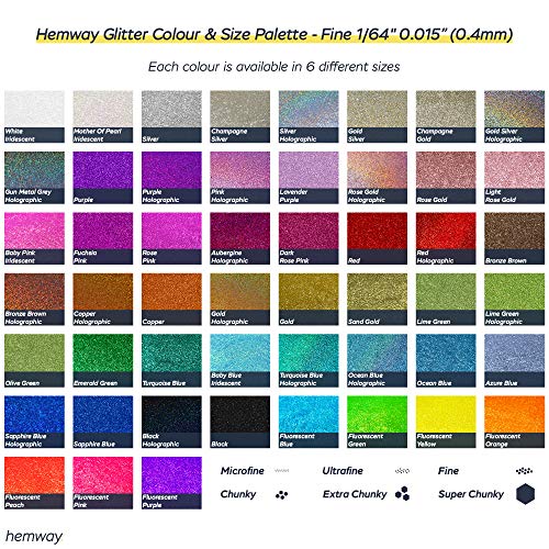 Craft Glitter Black 100g Fine Glitter (3.5 Ounce)